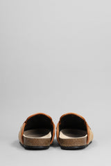 J.W. Anderson Raffia Loafer Slipper-mule In Beige Silver - Women