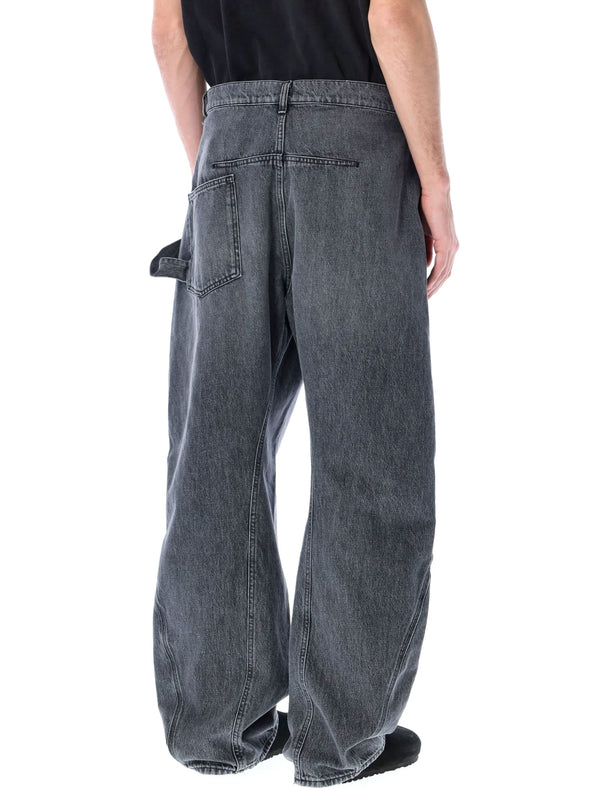 J.W. Anderson Twisted Workwear Denim Pants - Men