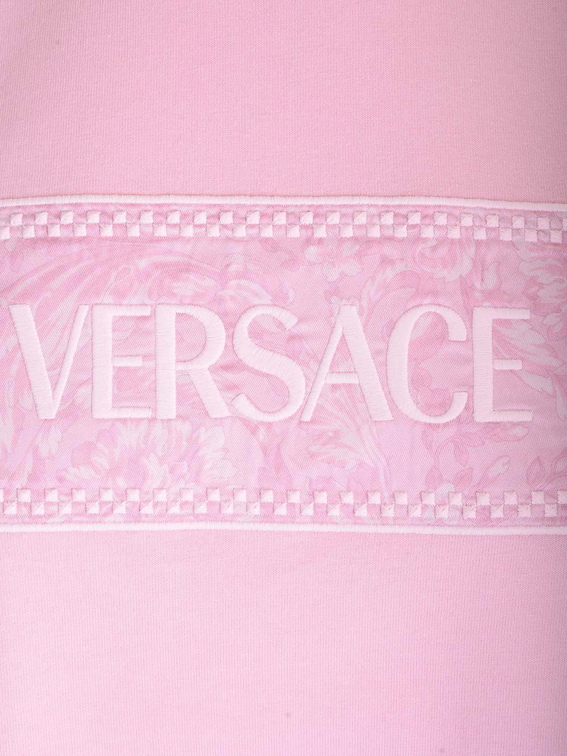 Versace Embroidered Baroque T-shirt - Women - Piano Luigi