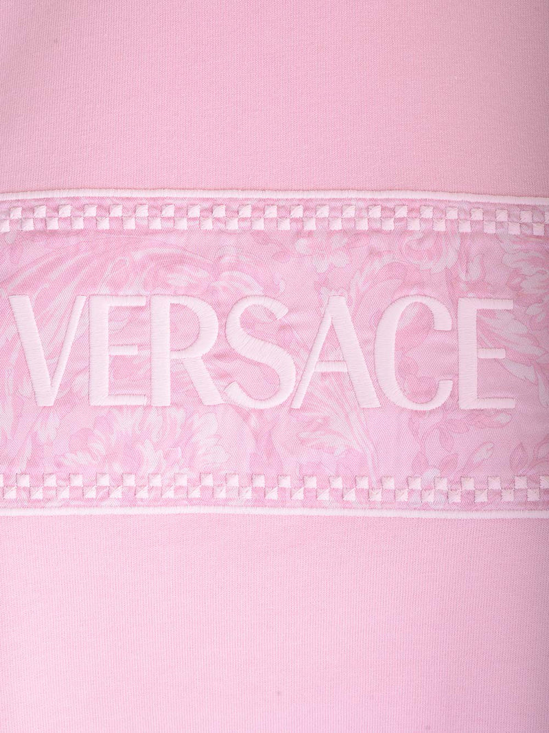 Versace Embroidered Baroque T-shirt - Women