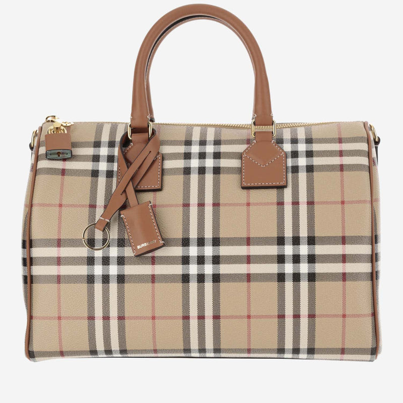 Burberry Medium Check Bowling Bag - Women