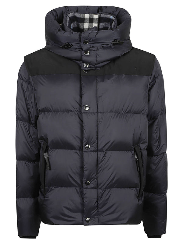 Burberry Side Pocket Zip Padded Jacket - Men