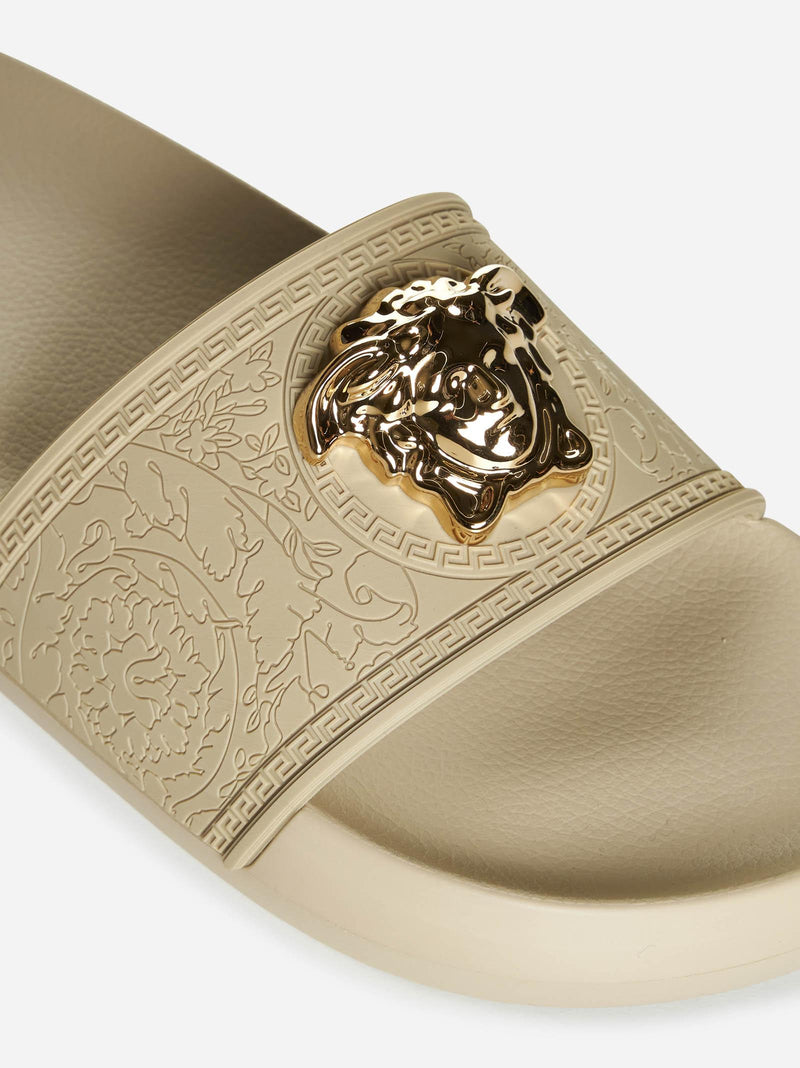 Versace Medusa-plaque Rubber Slides - Women