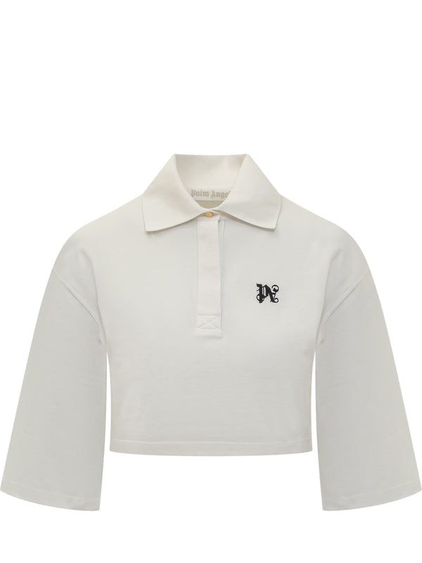 Palm Angels Polo Shirt With Logo - Women
