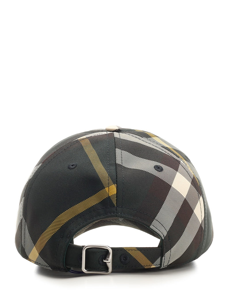 Burberry Check Baseball Cap - Women