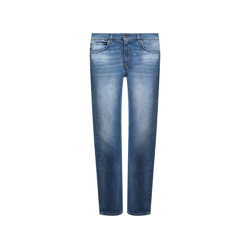 Versace Cotton Logo Denim Jeans - Men - Piano Luigi