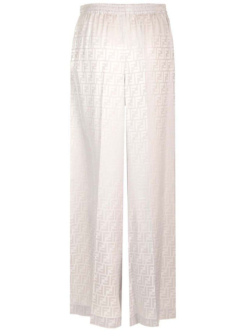 Fendi Silk Satin Trousers - Women