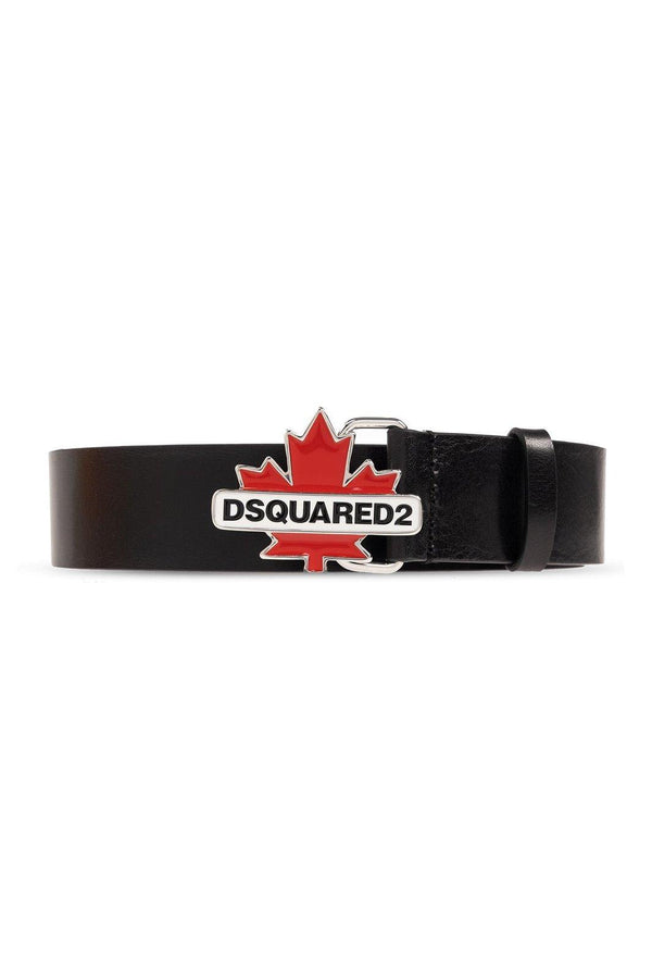 Dsquared2 Logo Plaque Buckle Belt - Men