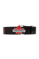 Dsquared2 Logo Plaque Buckle Belt - Men