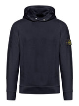 Stone Island Logo Patch Hooded Sweatshirt - Men