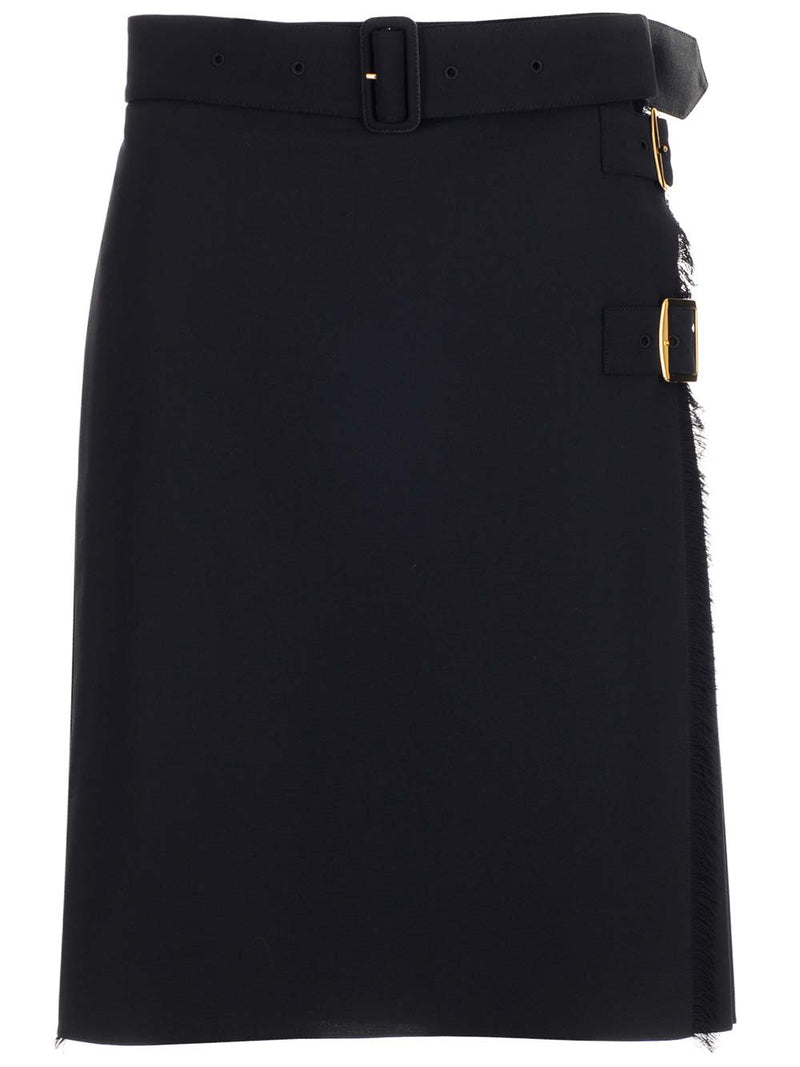 Burberry Black Kilt - Women