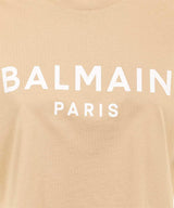 Balmain Logo Detail Cropped T-shirt - Women - Piano Luigi