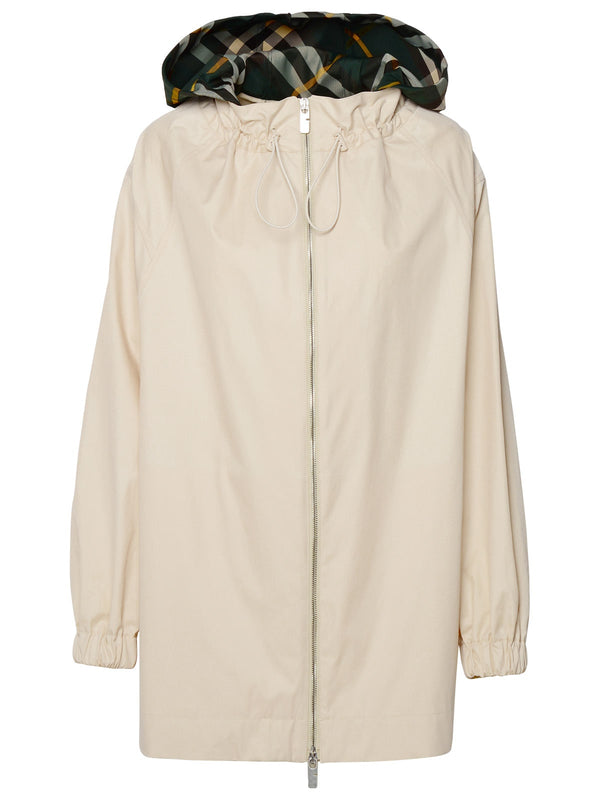 Burberry Beige Cotton Trench Coat - Women