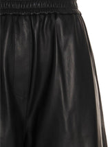 Loewe Anagram Leather Trousers - Women - Piano Luigi