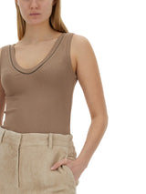 Brunello Cucinelli Cotton Tops. - Women