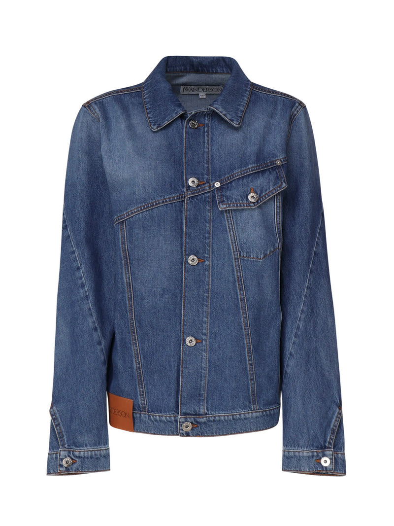 J.W. Anderson Denim Jacket With Logo - Women