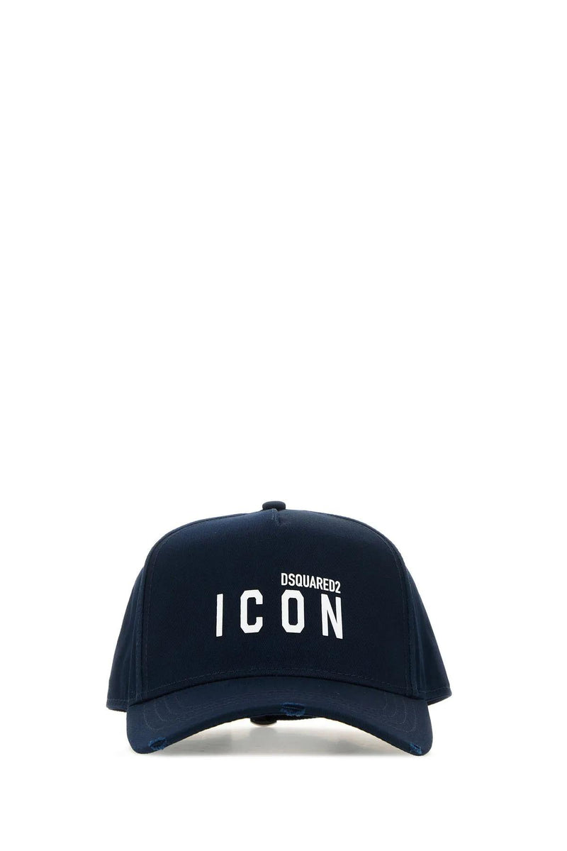 Dsquared2 Midnight Blue Cotton Mini Icon Baseball Cap - Men