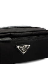 Prada Triangle Logo Plaque Make-up Bag - Women