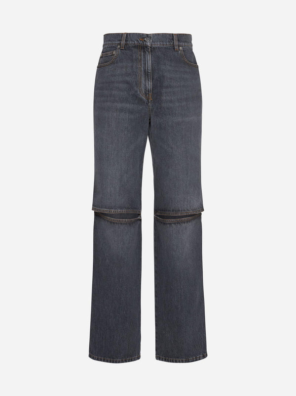 J.W. Anderson Cut-outs Knee Jeans - Women