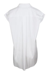 Brunello Cucinelli Sleeveless Shirt With Front Pockets Embellished With Shiny Jewels - Women