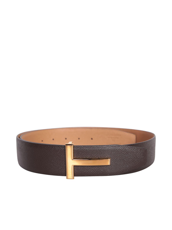 Tom Ford Reversible Brown/beige Belt - Men - Piano Luigi