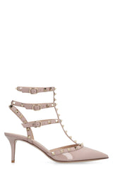 Valentino Garavani - Rockstud Patent Leather Slingback Pumps - Women