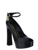 Tom Ford Leather Peep Toe Platform Pump - Women