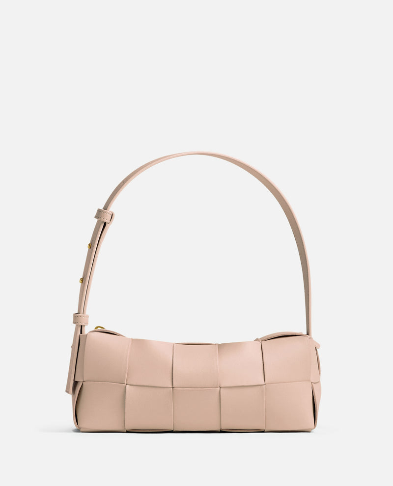 Bottega Veneta Small Brick Cassette Leather Shoulder Bag - Women