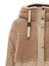 Brunello Cucinelli Teddy Detail Down Jacket - Women - Piano Luigi