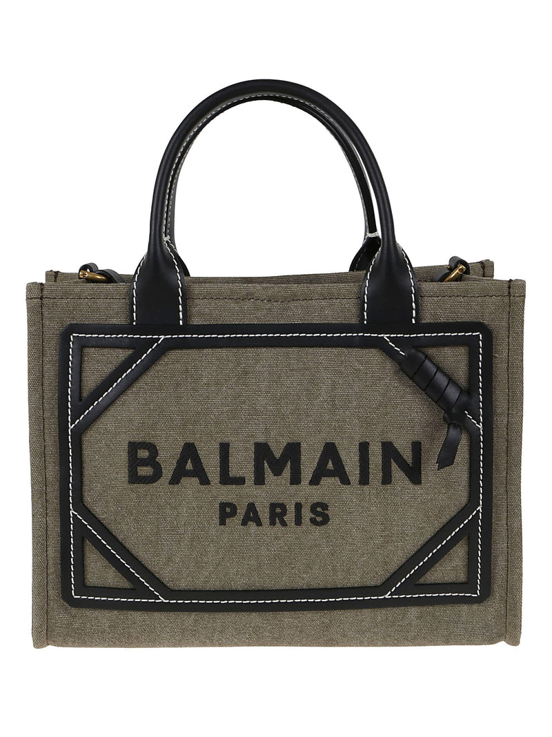 Balmain B-army Shopper Small-canvas&amp;logo - Women