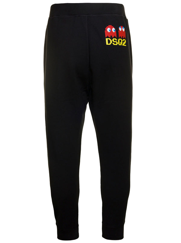 Dsquared2 Joggers Pants With Logo X Pacman Print At The Back - Men