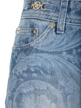 Versace Slim Fit Denim Shorts - Women