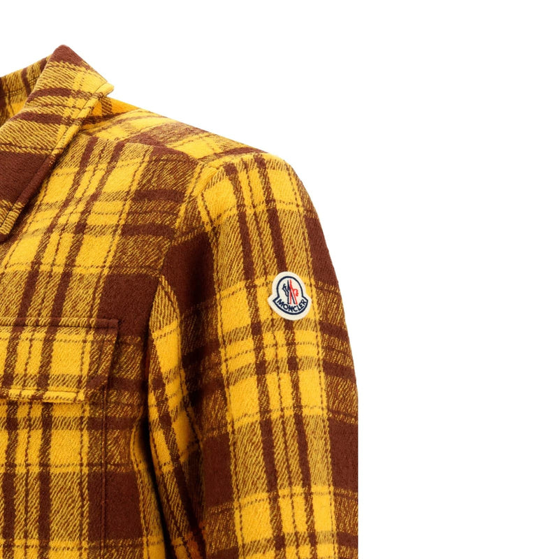 Moncler Wool Checked Jacket - Men