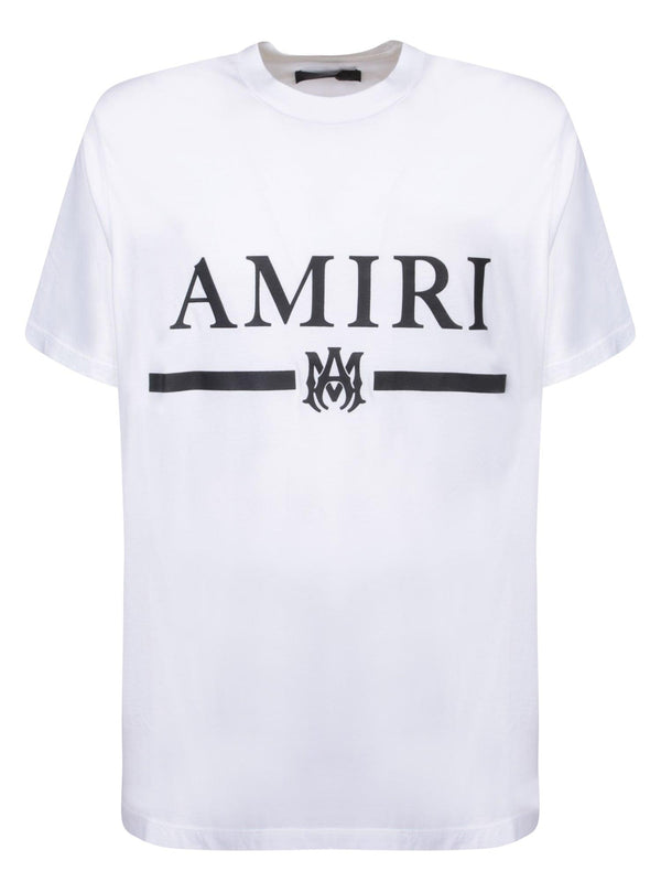 AMIRI M.a Bar Logo T-shirt White - Men - Piano Luigi