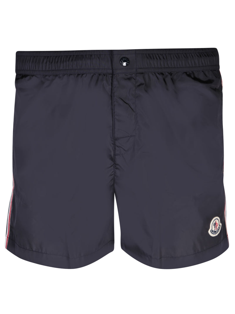 Moncler Logo Blue Swimsuit - Men