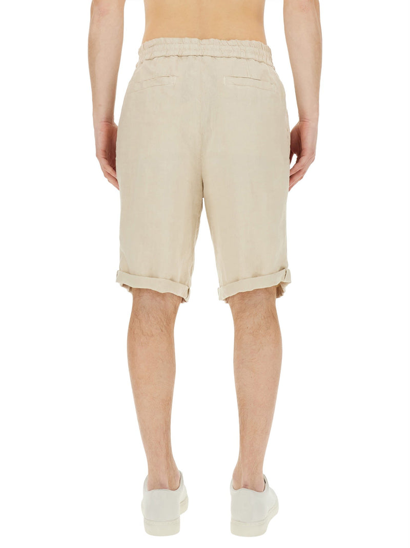 Brunello Cucinelli Linen Bermuda Shorts - Men