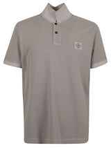 Stone Island Logo Patched Regular Polo Shirt - Men