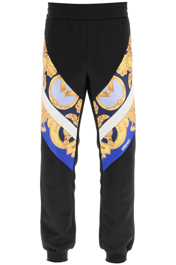 Versace Interlock Track Pants With Barocco 660 Inserts - Men