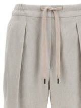 Brunello Cucinelli Linen Cotton Trousers - Women