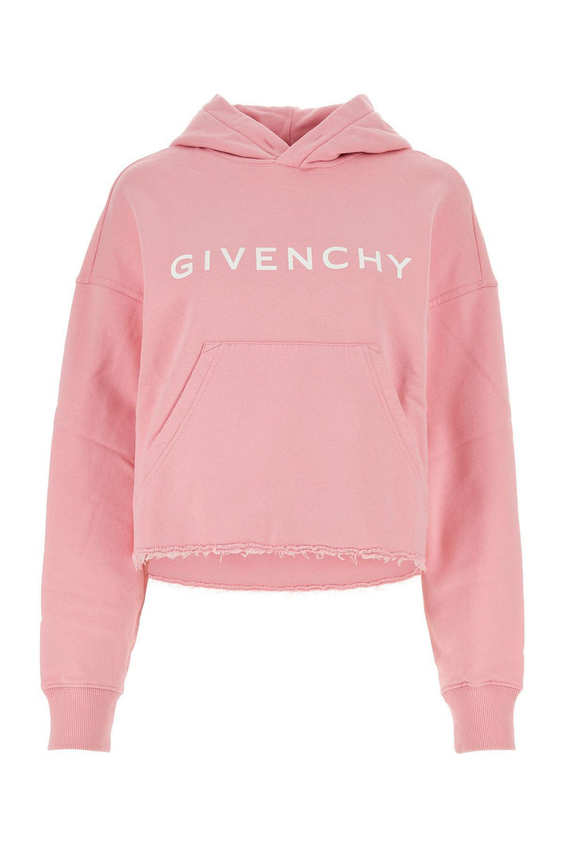 Givenchy Pink Cotton Sweatshirt - Women - Piano Luigi