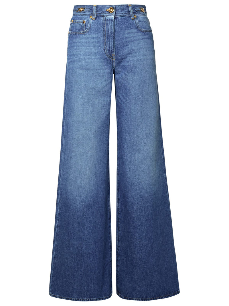 Versace Blue Cotton Jeans - Women