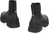 Moncler Larue Leather Chelsea Boots - Men - Piano Luigi