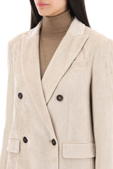 Brunello Cucinelli Double-breasted Flap Pockets Jacket - Women