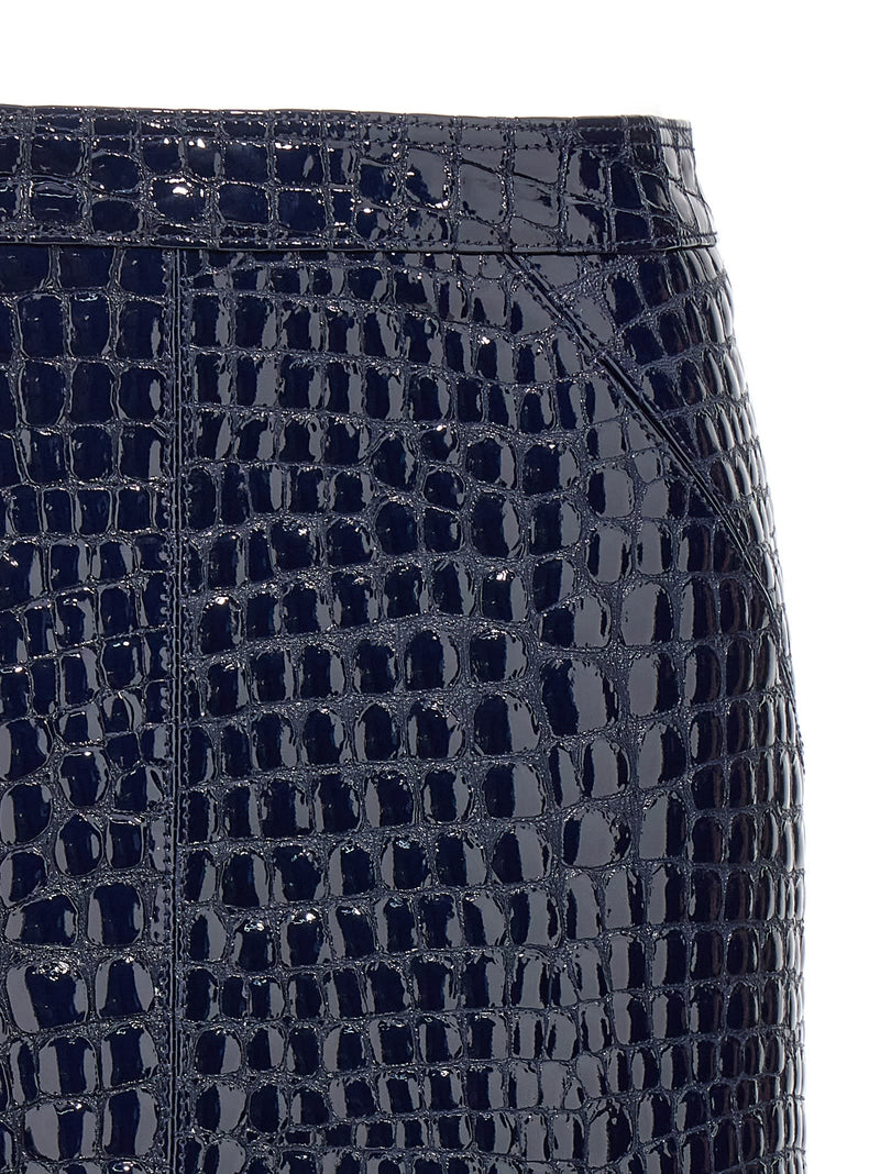 Tom Ford Croc Print Skirt - Women