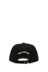 Dsquared2 Black Cotton Be Icon Baseball Cap - Women