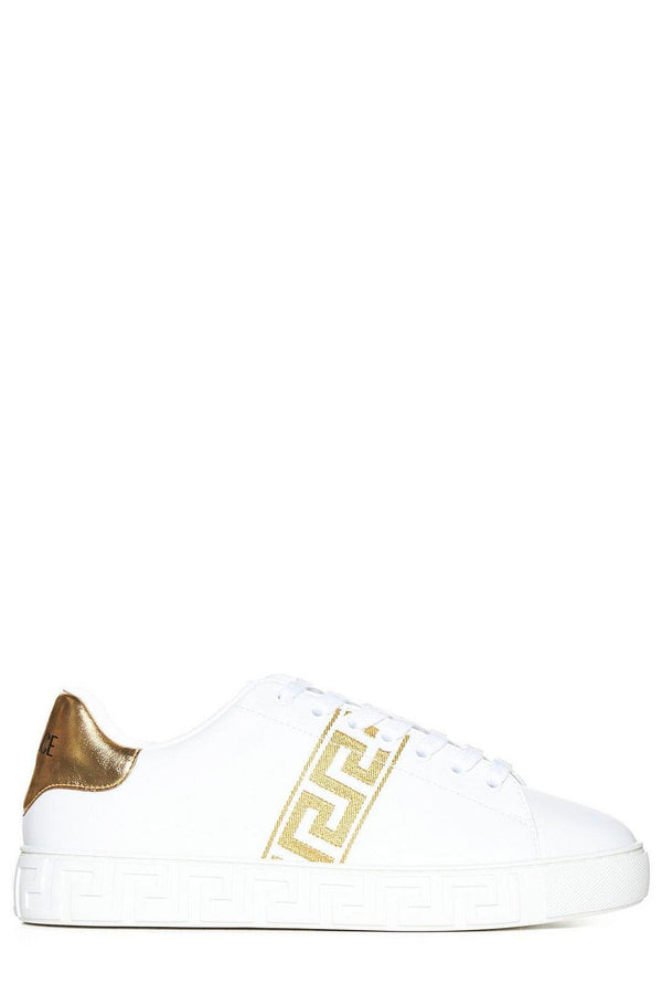 Versace Logo Patch Low-top Sneakers - Women