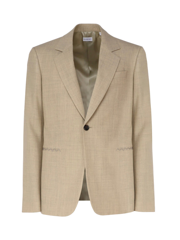 Burberry Wool Tailored Jacket - Men