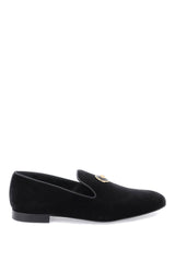 Versace Velvet Medusa Loafers - Men