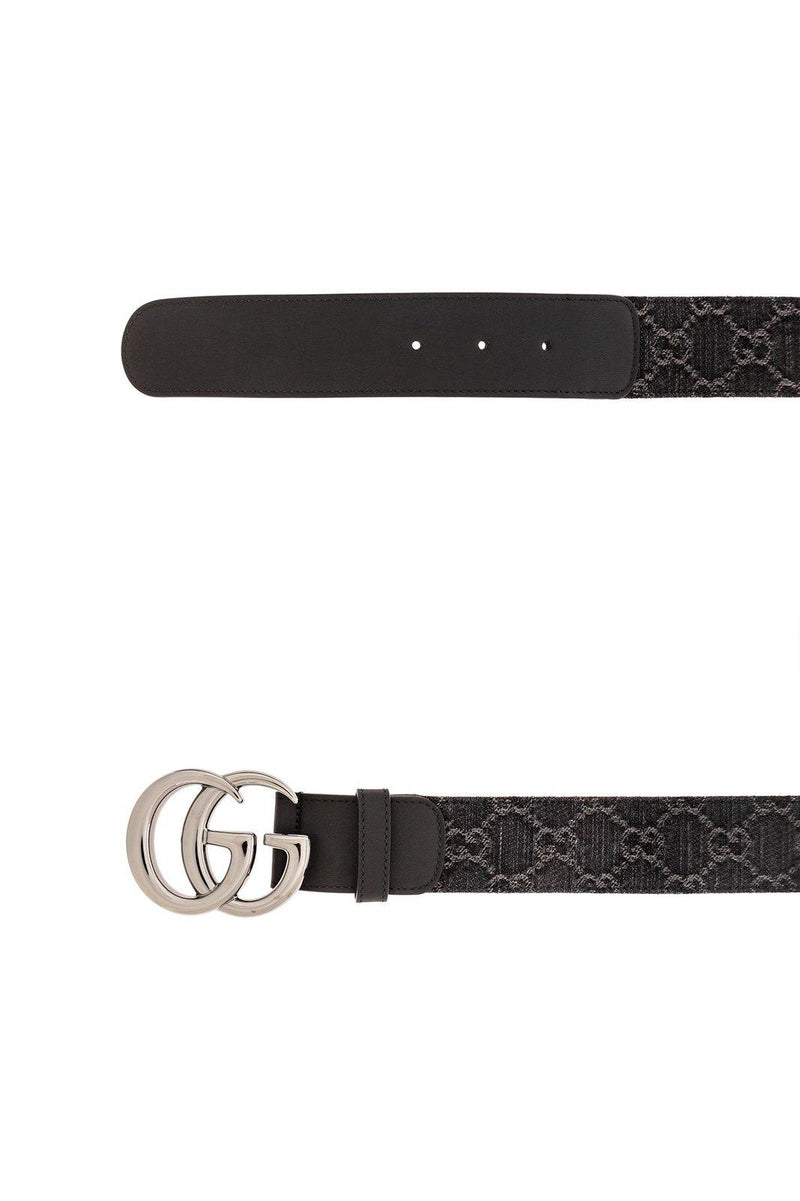 Gucci Logo Plaque Monogrammed Belts - Women