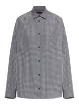 Balenciaga Checked Oversized Shirt - Women